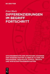 Produktbild: Differenzierungen im Begriff Fortschritt
