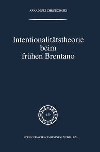 Produktbild: Intentionalit&auml;tstheorie beim fr&uuml;hen Brentano
