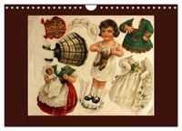 Produktbild: Alte europ&auml;ische Ankleidepuppen aus Papier (Wandkalender 2026 DIN A4 quer), CALVENDO Monatskalender
