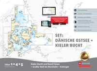 Produktbild: Sportbootkarten Satz 1, 4 und 5 Set: D&auml;nische Ostsee und Kieler Bucht (Ausgabe 2023)
