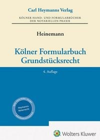 Produktbild: K&ouml;lner Formularbuch Grundst&uuml;cksrecht