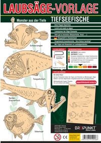 Produktbild: Laubs&auml;gevorlage Tiefseefische