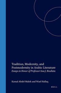 Produktbild: Tradition, Modernity, and Postmodernity in Arabic Literature