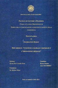 Produktbild: New Design: L'Estetica Globale i database e l'ibridazione mediale
