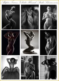 Produktbild: 280 Frauen Vollaktfotos Studio Schwarzweiss.
