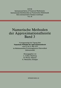 Bild vom Artikel Numerische Methoden der Approximationstheorie/Numerical Methods of Approximation Theory vom Autor Meinardus