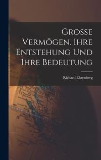 Produktbild: Grosse Verm&ouml;gen. Ihre Entstehung und ihre Bedeutung