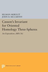 Produktbild: Casson's Invariant for Oriented Homology Three-Spheres