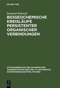 Produktbild: Biogeochemische Kreisl&auml;ufe persistenter organischer Verbindungen