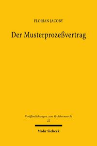 Produktbild: Der Musterproze&szlig;vertrag