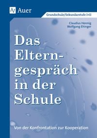 Produktbild: Das Elterngespr&auml;ch in der Schule