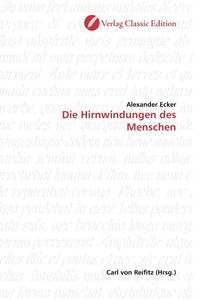 Produktbild: Ecker, A: Die Hirnwindungen des Menschen