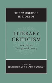 Produktbild: The Cambridge History of Literary Criticism