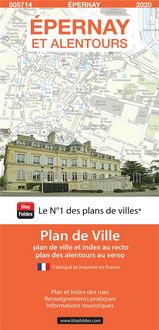 Produktbild: Epernay et Alentours : Plan de Ville (Edition 2020)