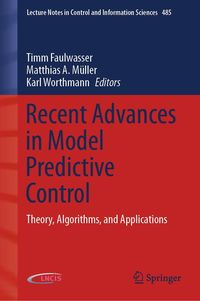 Produktbild: Recent Advances in Model Predictive Control