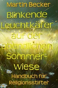 Produktbild: Blinkende Leuchtk&auml;fer auf der abendlichen Sommerwiese