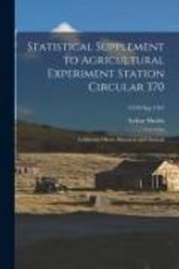 Produktbild: Statistical Supplement to Agricultural Experiment Station Circular 370