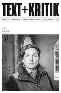 Produktbild: TEXT + KRITIK 237 - Juli Zeh