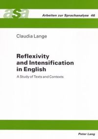 Bild vom Artikel Reflexivity and Intensification in English vom Autor Claudia Lange