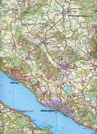 KOMPASS Wanderkarte 783 Hegau Westlicher Bodensee, Schaffhausen, Konstanz, Insel Mainau 1:50.000