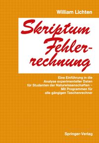 Produktbild: Skriptum Fehlerrechnung