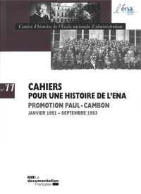 Produktbild: Promotion Paul Cambon 1951-1953