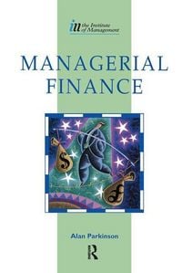 Produktbild: Parkinson, A: Managerial Finance