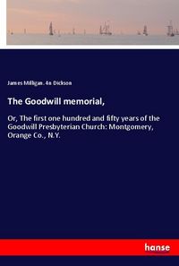 Produktbild: The Goodwill memorial,