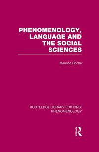 Produktbild: Phenomenology, Language and the Social Sciences