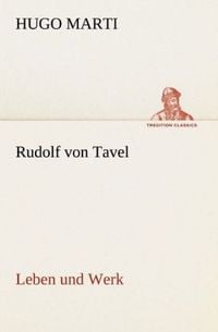 Produktbild: Rudolf von Tavel - Leben und Werk