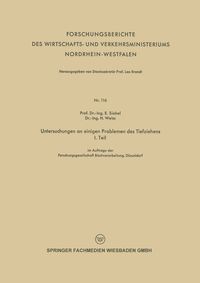 Produktbild: Untersuchungen an einigen Problemen des Tiefziehens