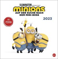 Minions Broschurkalender 2023. Witzig, frech und gelb - die kleinen Kerle aus den Filmen jetzt in einem Wand-Kalender 2023 zum Eintragen. Wandplaner m