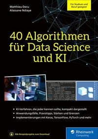 Produktbild: 40 Algorithmen f&uuml;r Data Science und KI