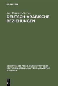 Produktbild: Deutsch-arabische Beziehungen