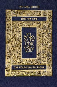 Produktbild: Koren Shalem Siddur with Tabs, Compact, Denim