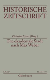 Produktbild: Die okzidentale Stadt nach Max Weber