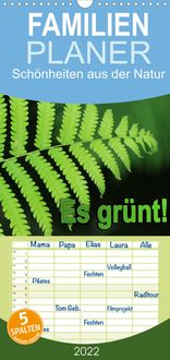 Produktbild: Es gr&uuml;nt! - Familienplaner hoch (Wandkalender 2022 , 21 cm x 45 cm, hoch)