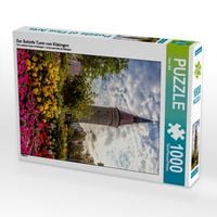 Produktbild: CALVENDO Puzzle Der Schiefe Turm von Kitzingen 1000 Teile Puzzle hoch | 1000 Teile Lege-Gr&ouml;&szlig;e 64 &times; 48 cm Foto-Puzzle f&uuml;r gl&uuml;ckliche Stunden