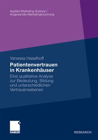 Produktbild: Patientenvertrauen in Krankenh&auml;user