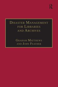 Produktbild: Disaster Management for Libraries and Archives