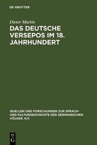 Produktbild: Das deutsche Versepos im 18. Jahrhundert