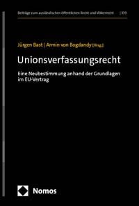 Produktbild: Unionsverfassungsrecht