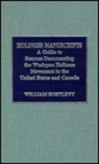 Produktbild: Kostlevy, W: Holiness Manuscripts