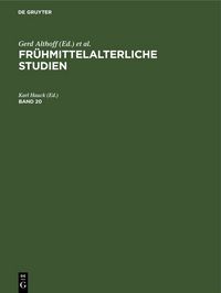 Produktbild: Fr&uuml;hmittelalterliche Studien. Band 20