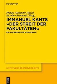 Produktbild: Immanuel Kants &raquo;Der Streit der Fakult&auml;ten&laquo;