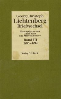 Produktbild: Lichtenberg Briefwechsel Bd. 3: 1785-1792