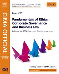 Produktbild: Cima Official Learning System Fundamentals of Ethics, Corporate Governance and Business Law