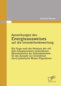 Produktbild: Auswirkungen des Energieausweises auf die Immobilienbewertung