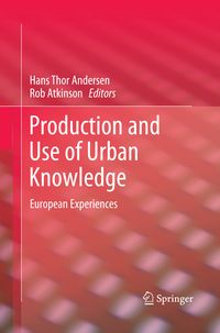 Produktbild: Production and Use of Urban Knowledge