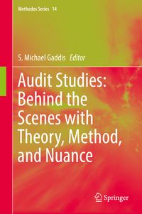 Produktbild: Audit Studies: Behind the Scenes with Theory, Method, and Nuance
